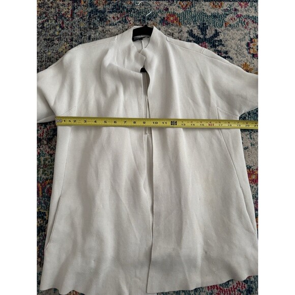 Eileen Fisher Silk Blend Open Longline Cardigan Sweater Size Medium *Read* - Picture 6 of 12